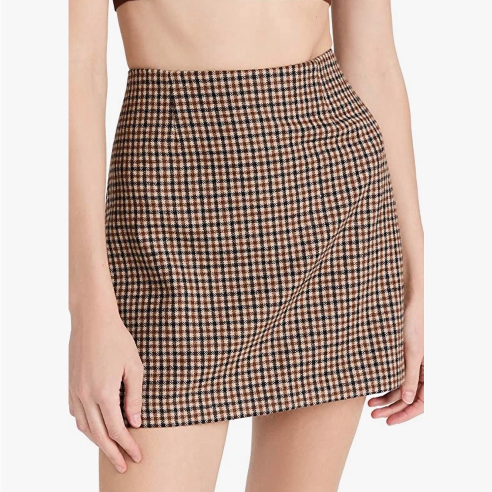 ASTR the Label Mini Brian Flared Plaid Mini Skirt (sold out)